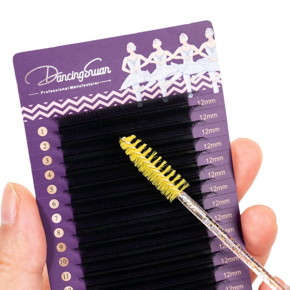W Lashes Ultra-Thin Flat Base for Secure Bonding
